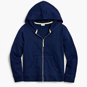 Crewcuts Girls' full-zip cotton-blend hoodie